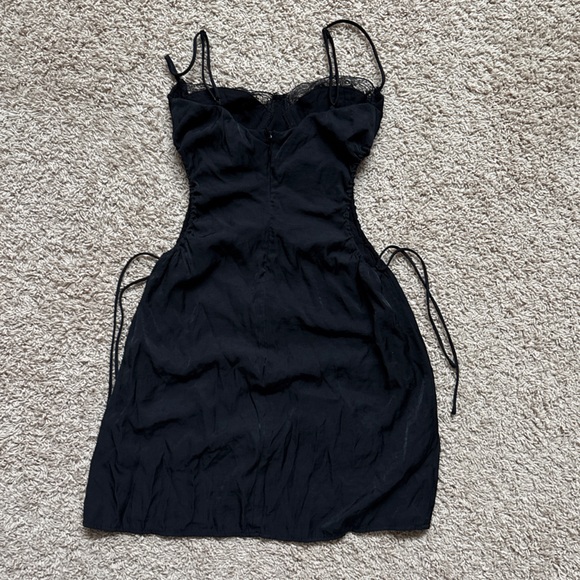 Princess Polly Hazel Cut Out Mini Dress Black - Picture 6 of 6